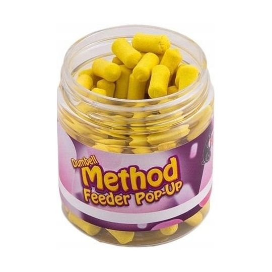 DUMBELLS BANDIT METHOD FEEDER POP UP 6mm ANANAS DUMBELLS BANDIT METHOD FEEDER POP UP 6mm ANANAS