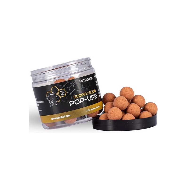 KULKI NASH SCOPEX SQUID POP UPS 12mm 75g KULKI NASH SCOPEX SQUID POP UPS 12mm 75g