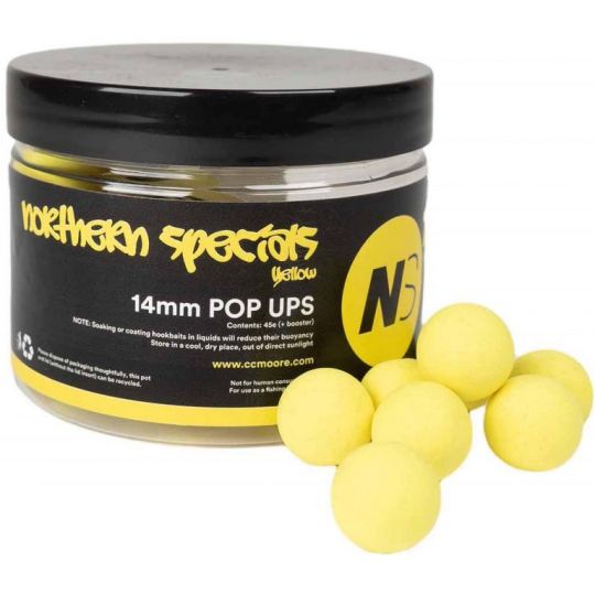 KULKI CC MOORE NS1 POP UPS YELLOW 14mm KULKI CC MOORE NS1 POP UPS YELLOW 14mm