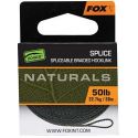 PLECIONKA FOX NATURALS SPLICE HOOKLENGTH 50lb 20m