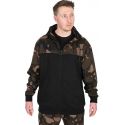 LW BLack / Camo Split Zip Hoody
