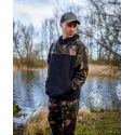 LW BLack / Camo Split Zip Hoody