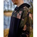 LW BLack / Camo Split Zip Hoody