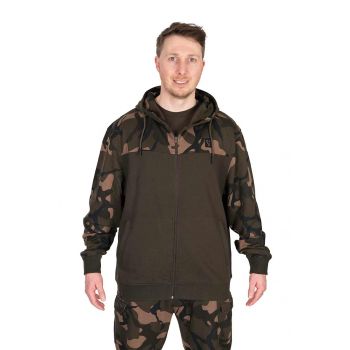 LW Khaki / Camo Split Zip Hoody