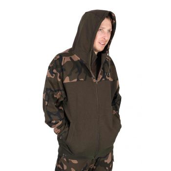 LW Khaki / Camo Split Zip Hoody