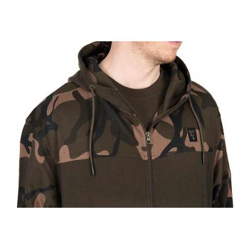 LW Khaki / Camo Split Zip Hoody