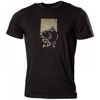 KOSZULKA NASH MAKE IT HAPPEN T-SHIRT FISH BLACK L