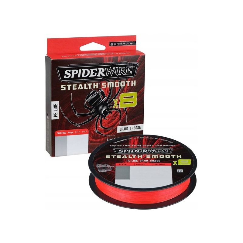 PLECIONKA SPIDERWIRE STEALTH SMOOTH X8 0,09mm 150m PLECIONKA SPIDERWIRE STEALTH SMOOTH X8 0,09mm 150m