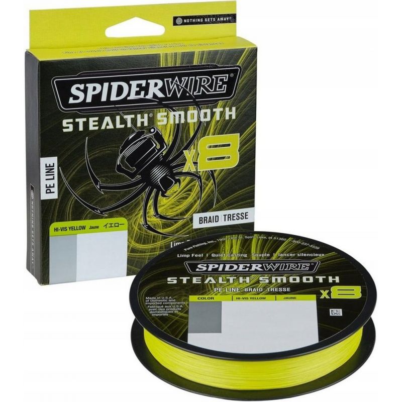 PLECIONKA SPIDERWIRE STEALTH SMOOTH X8 0.09mm 150m PLECIONKA SPIDERWIRE STEALTH SMOOTH X8 0.09mm 150m