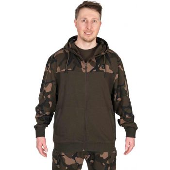 BLUZA FOX LW KHAKI CAMO SPLIT ZIP HOODY ROZM XXXL