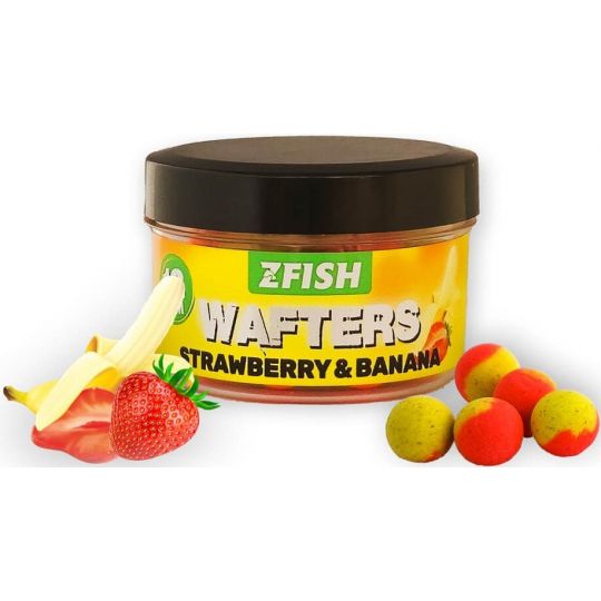 KULKI ZFISH BALANCED WAFTERS 12mm TRUSKAWKA BANAN KULKI ZFISH BALANCED WAFTERS 12mm TRUSKAWKA BANAN