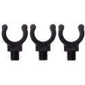 CLINCH RUBBER BUTT GRIP SMALL BLACK 3PCS