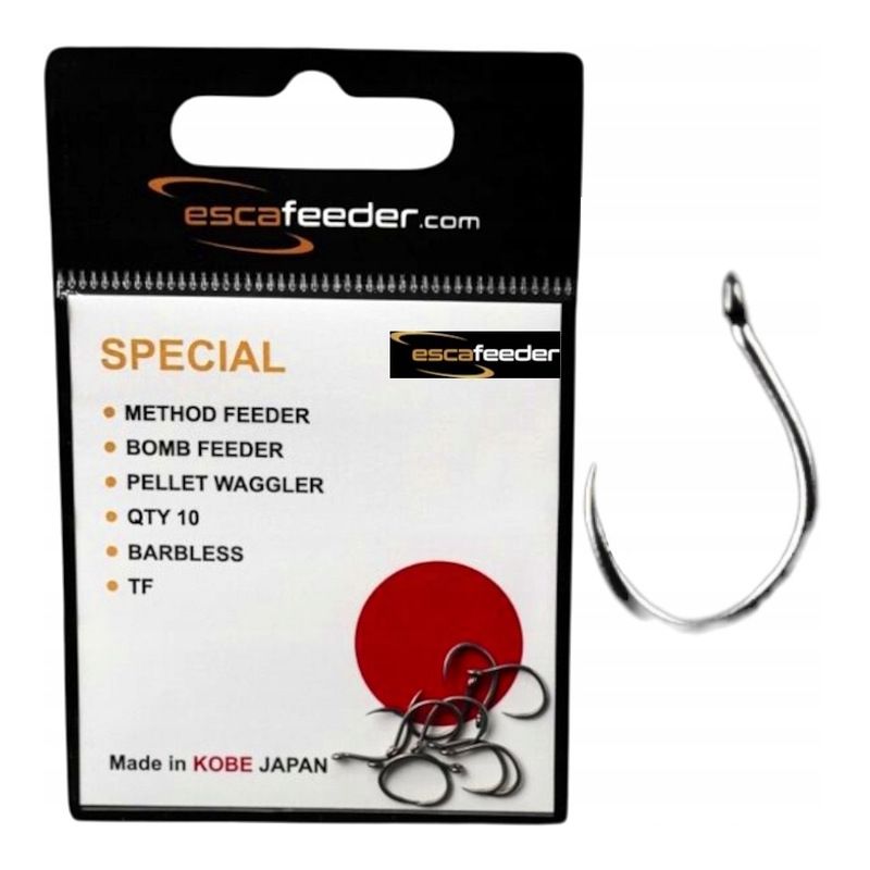 HACZYKI ESCA FEEDER SPECIAL ROZM 10 BEZZADZIOROWE
