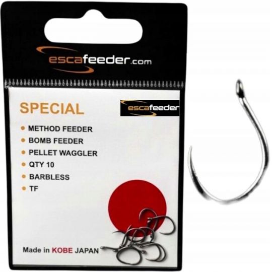 HACZYKI ESCA FEEDER SPECIAL ROZM 10 BEZZADZIOROWE