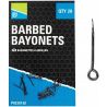 IGŁA PRESTON BARNED BAYONETS 20szt BAGNET WKRĘT