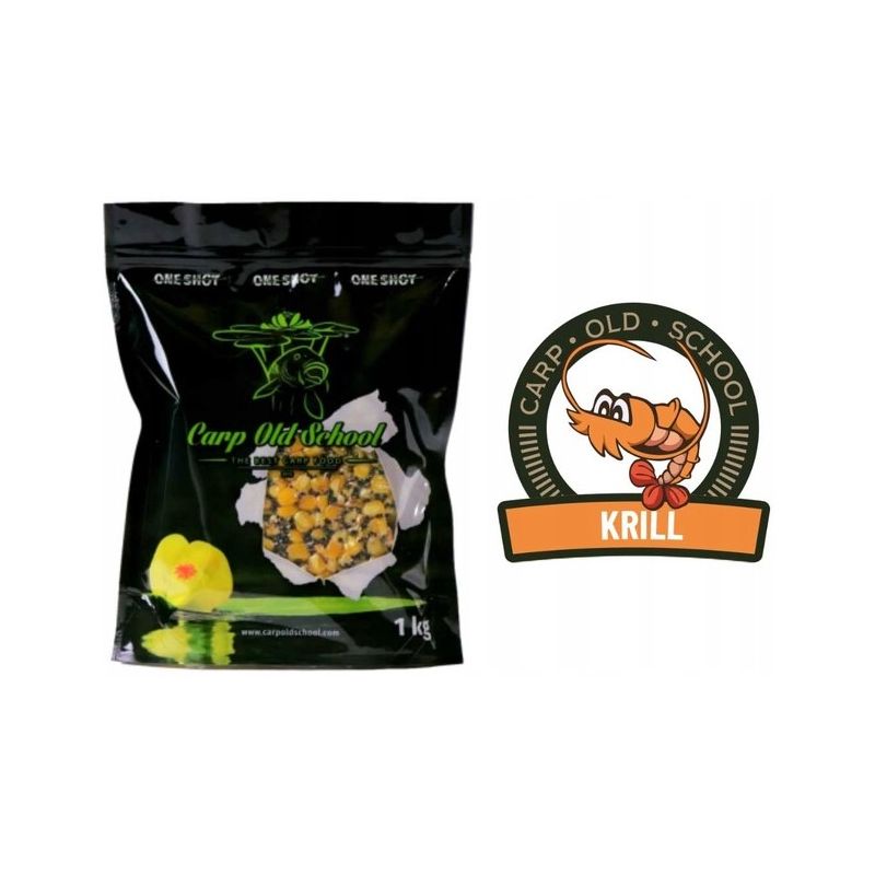 ZIARNO CARP OLD SCHOOL ZANĘTOWE MIX 1kg KRILL ZIARNO CARP OLD SCHOOL ZANĘTOWE MIX 1kg KRILL