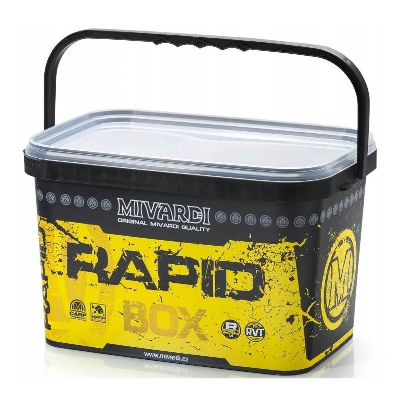 WIADERKO WĘDKARSKIE MIVARDI RAPID BOX 11L Z POKRYW WIADERKO WĘDKARSKIE MIVARDI RAPID BOX 11L Z POKRYW