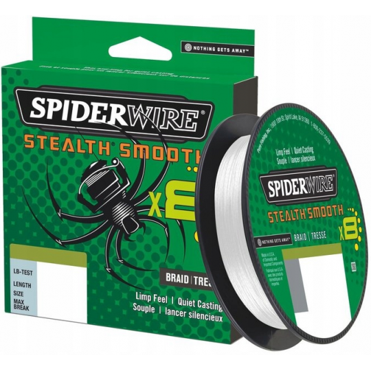 PLECIONKA SPIDERWIRE STEALTH SMOOTH X8 0,09mm 150m PLECIONKA SPIDERWIRE STEALTH SMOOTH X8 0,09mm 150m