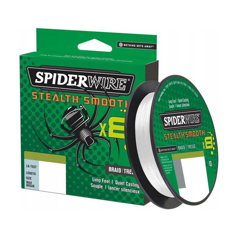 PLECIONKA SPIDERWIRE STEALTH SMOOTH X8 0.15mm 150m PLECIONKA SPIDERWIRE STEALTH SMOOTH X8 0.15mm 150m