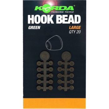 STOPERY KORDA HOOK BEAD LARGE GREEN 