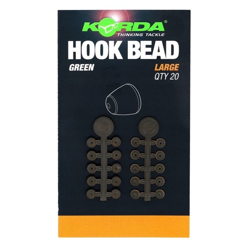 STOPERY KORDA HOOK BEAD LARGE GREEN STOPERY KORDA HOOK BEAD LARGE GREEN