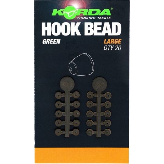 STOPERY KORDA HOOK BEAD LARGE GREEN STOPERY KORDA HOOK BEAD LARGE GREEN