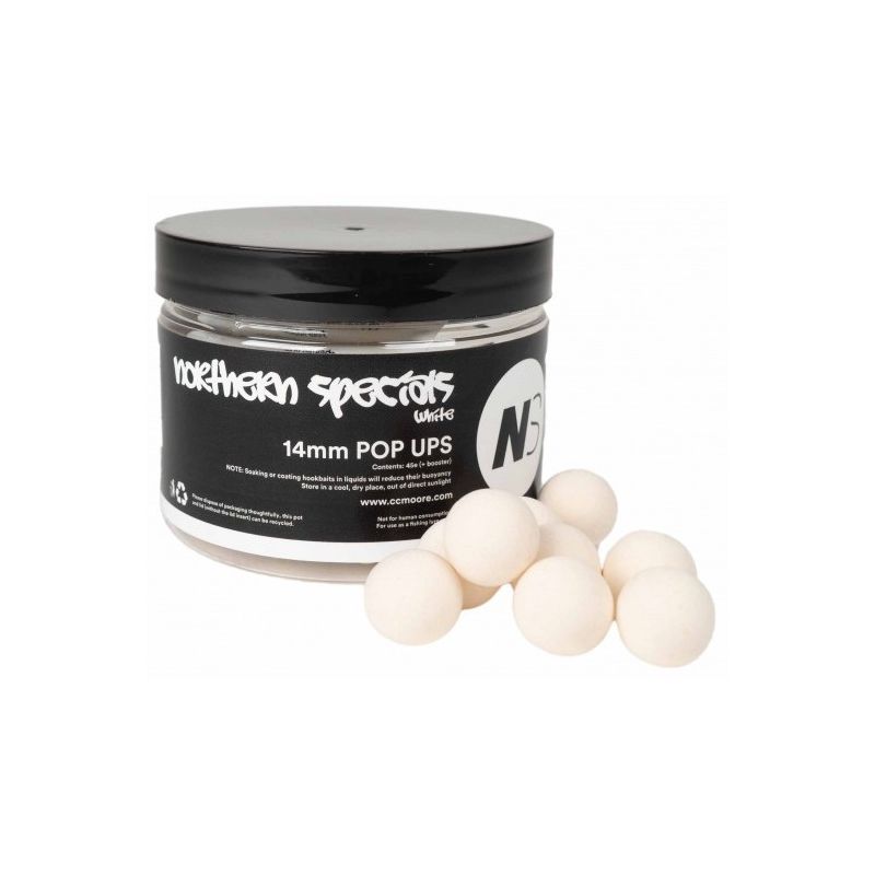 KULKI CC MOORE NS1 POP UPS WHITE 18mm KULKI CC MOORE NS1 POP UPS WHITE 18mm