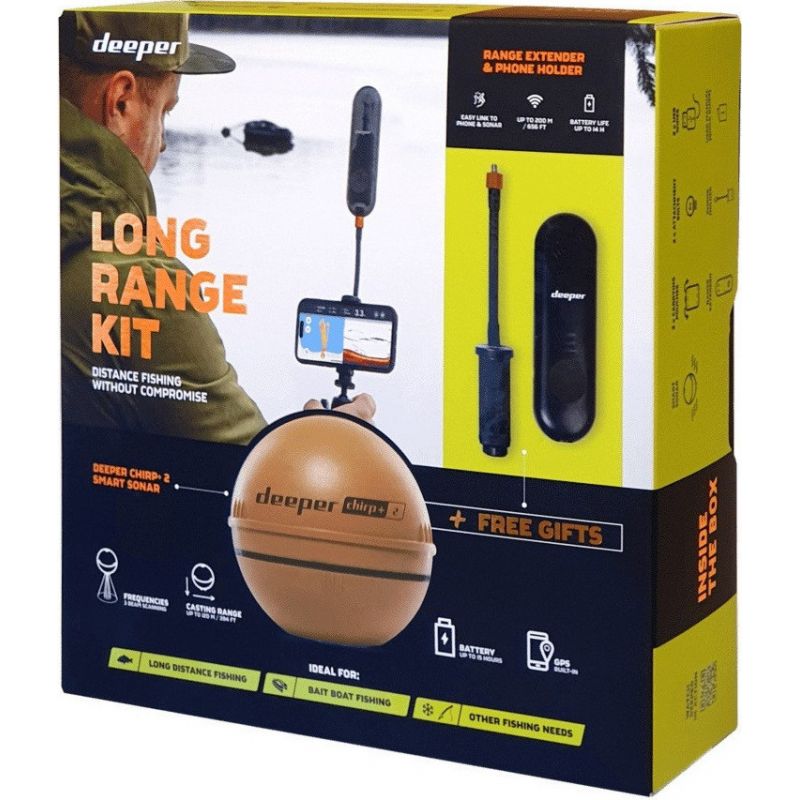 ECHOSONDA DEEPER CHIRP +2 2 LONG RANGE KIT GRATIS ECHOSONDA DEEPER CHIRP +2 2 LONG RANGE KIT GRATIS