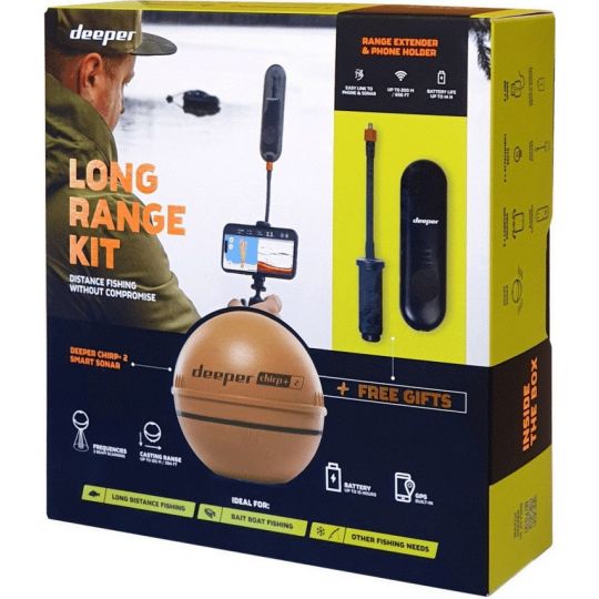 ECHOSONDA DEEPER CHIRP +2 2 LONG RANGE KIT GRATIS ECHOSONDA DEEPER CHIRP +2 2 LONG RANGE KIT GRATIS
