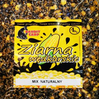 KUKURYDZA BANDIT CARP NATURALNA MIX ZIAREN 1kg