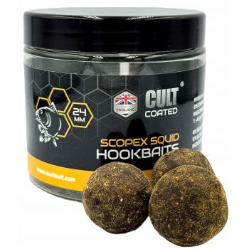 KULKI NASH SCOPEX SQUID CULT COATED HOOKBAITS 24mm