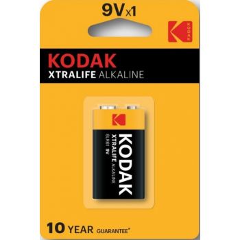BATERIA KODAK ALKALICZNA XTRALIFE 9V 1szt
