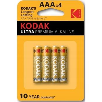 BATERIE KODAK ALKALICZNE ULTRA AAA R3 1.5V 4szt