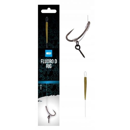 PRZYPON NASH FLUORO D RIG ROZMIAR 6 20lb MICRO BAR PRZYPON NASH FLUORO D RIG ROZMIAR 6 20lb MICRO BAR
