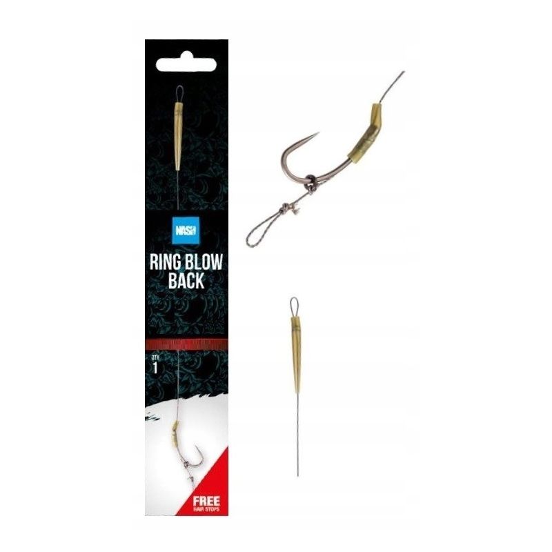 PRZYPON NASH RING BLOW BACK RIG ROZM 8 BARBLESS PRZYPON NASH RING BLOW BACK RIG ROZM 8 BARBLESS