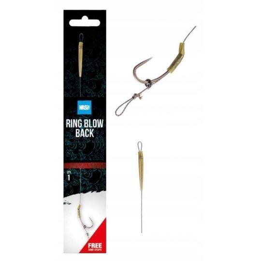 PRZYPON NASH RING BLOW BACK RIG ROZM 8 BARBLESS PRZYPON NASH RING BLOW BACK RIG ROZM 8 BARBLESS
