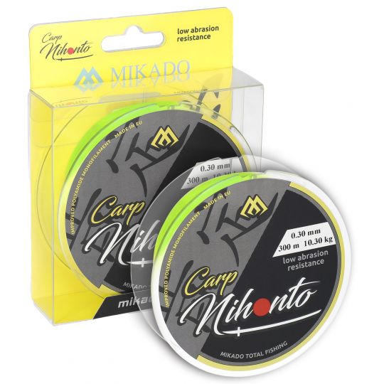 ŻYŁKA - NIHONTO CARP - 0.35mm/12.20kg/300m FLUO ŻÓ ŻYŁKA - NIHONTO CARP - 0.35mm/12.20kg/300m FLUO ŻÓ