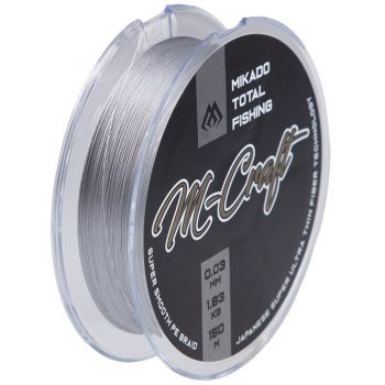 PLECIONKA MIKADO M-CRAFT BRAID 0.03mm 150m GRAY 