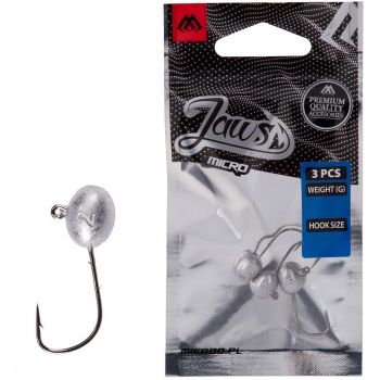 GŁÓWKI JIGOWE MIKADO JAWS MICRO 2.5g 2 BN 3szt