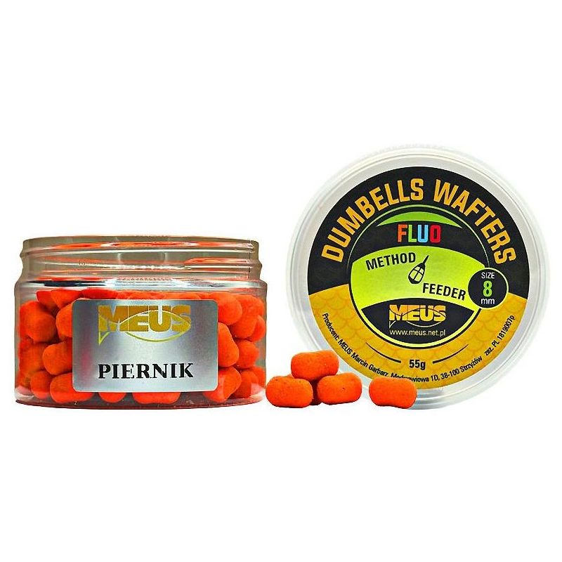 DUMBELLS MEUS WAFTERS FLUO 8mm 55g PIERNIK DUMBELLS MEUS WAFTERS FLUO 8mm 55g PIERNIK