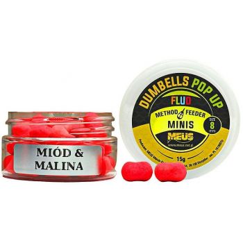 DUMBELS MEUS PLUO POP UP 8MM MINIS MIÓD MALINA