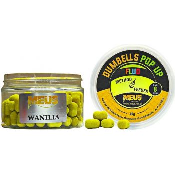 DUMBELLS MEUS FLUO POP UP 8mm 45g WANILIA