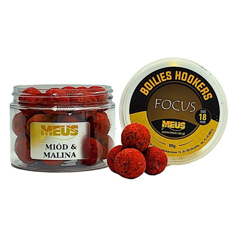KULKI MEUS HAKOWE FOCUS 90g 18mm MIÓD MALINA
