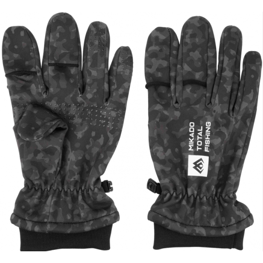 RĘKAWICZKI - SOFTSHELL BLACK CAMO size M - 1 set. RĘKAWICZKI - SOFTSHELL BLACK CAMO size M - 1 set.