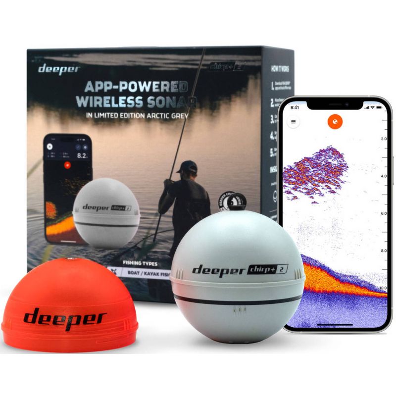 ECHOSONDA DEEPER CHIRP + 2 ACTIC GREY + GRATIS ECHOSONDA DEEPER CHIRP + 2 ACTIC GREY + GRATIS