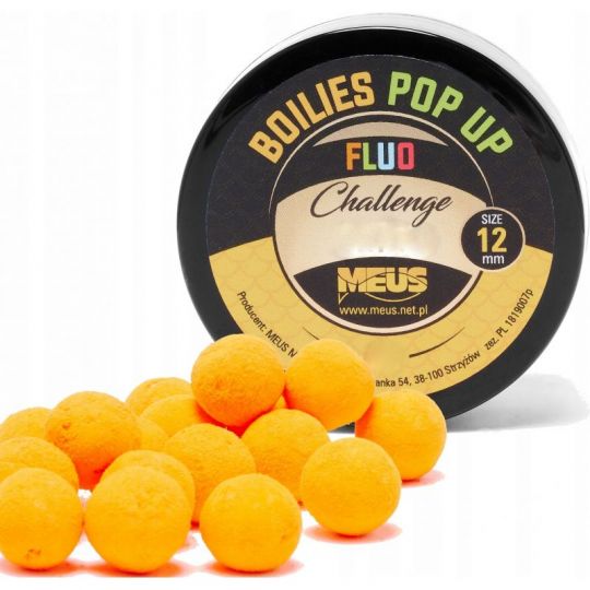 KULKI MEUS CHALLENGE POP UP FLUO 15mm KING SPICES KULKI MEUS CHALLENGE POP UP FLUO 15mm KING SPICES