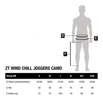 SPODNIE NASH ZT WIND CHILL JOGGERS CAMO S JOGGERY