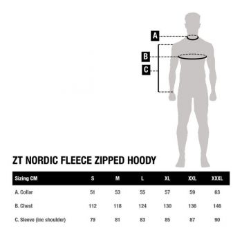 BLUZA Z KAPTUREM NASH ZT NORDIC FLEECE ZIPPED XXL