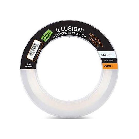 LEADER Z FLUOROCARBONU FOX ILLUSION 0.50mm 50m CLE LEADER Z FLUOROCARBONU FOX ILLUSION 0.50mm 50m CLE