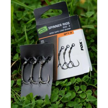 HACZYKI GOTOWE FOX SPINNER DO RONNIE RIG r.7  3szt